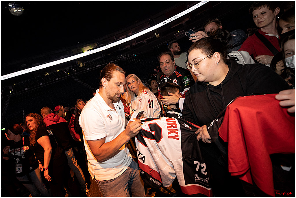 Koelner Haie Abschiedsfeier; Koeln, 22.04.2022